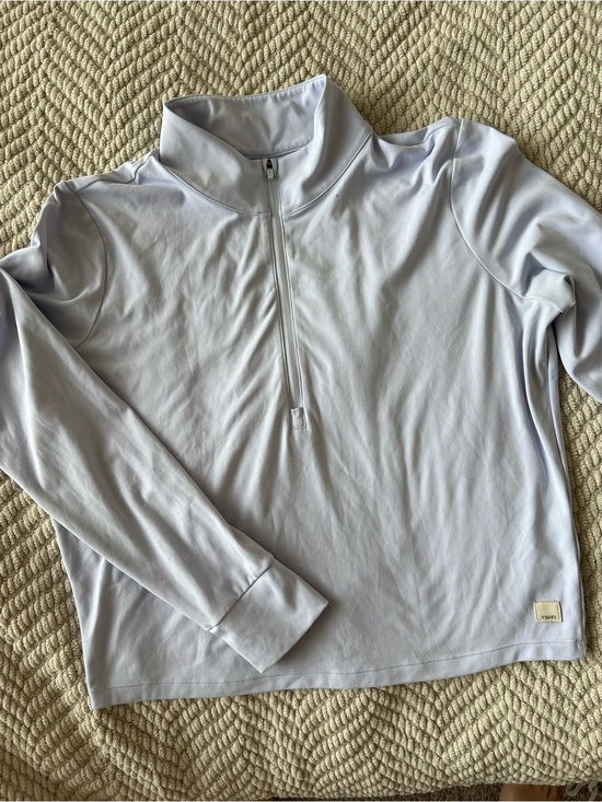Vuori Jackets & Blazers - Vuori Women's Pale Lavender Quarter-Zip Pullover